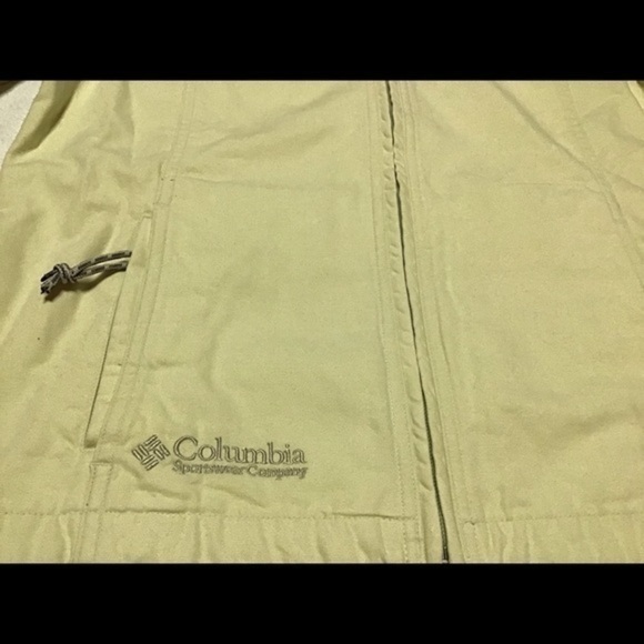 Yellow Columbia medium lightweight spring jacket - Picture 3 of 8